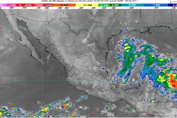 El frente frío número 6 se extenderá sobre el norte de México