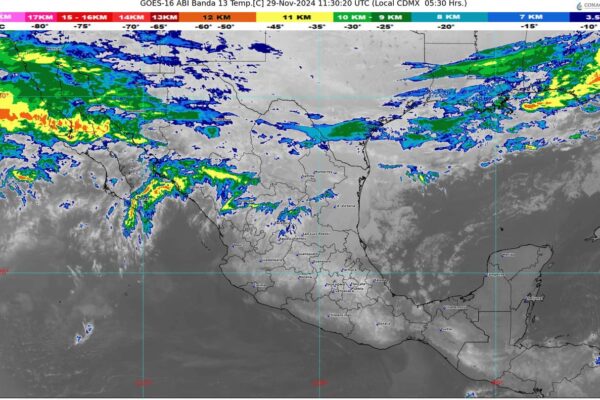 El frente frío número 11 recorrerá lentamente el oriente de México