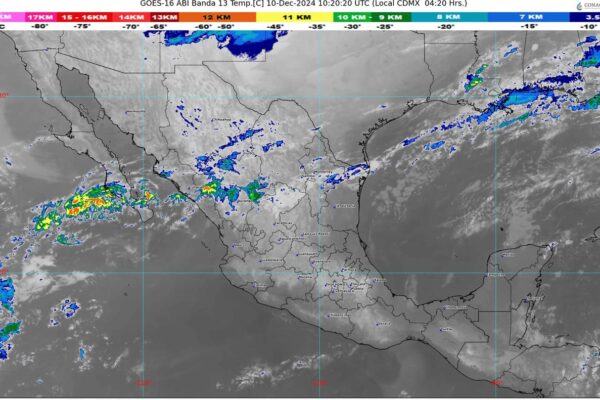 El frente frío número 14 que se desplazará rápidamente sobre México