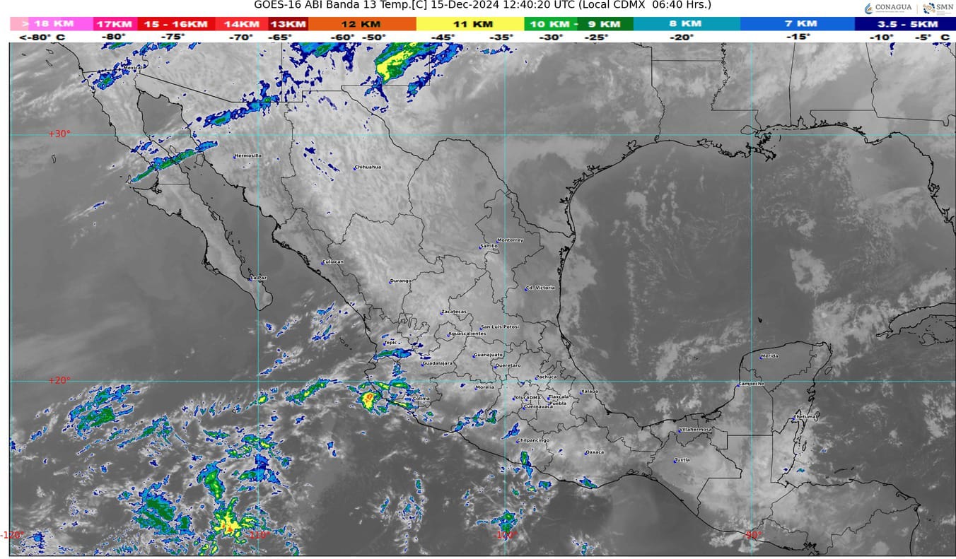 Se aproxima un frente frío al noroeste del país