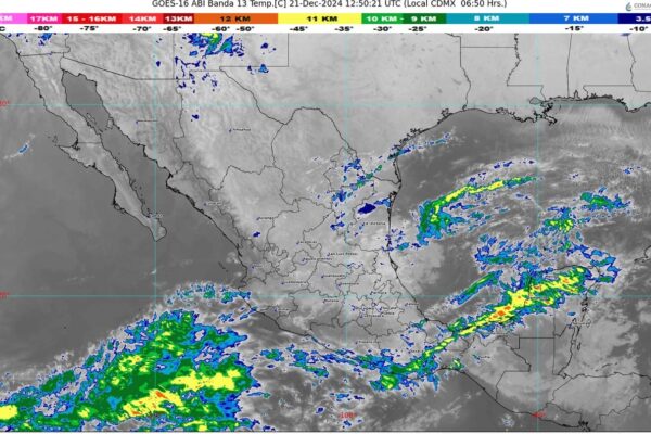 Pronostican la caída de agua nieve en el centro del país