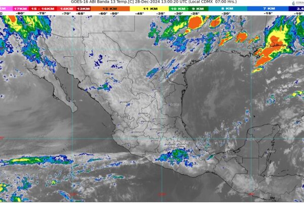 Pronostican lluvias puntuales fuertes en Yucatán y Quintana Roo