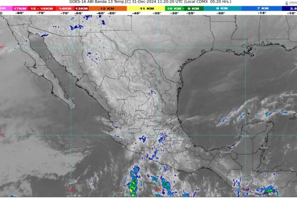 Frente frío número 20 se desplazará sobre México