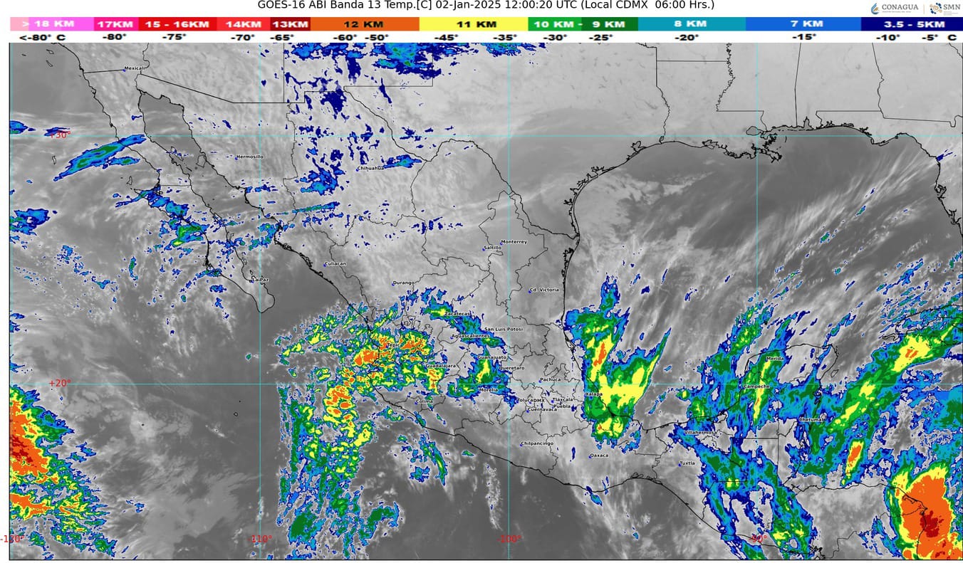 El frente frío 20 se extenderá sobre México