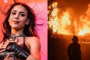 Danna Paola desata burlas y criticas en su contra tras mensaje por incendios en Los Ángeles