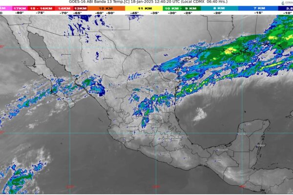 Nuevo frente frío impactará con lluvias, vientos y descenso térmico en México