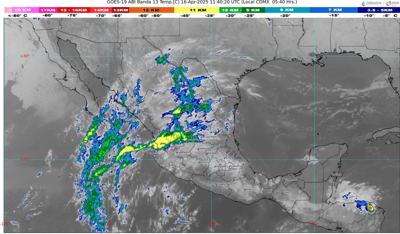 Poca probabilidad de lluvia y ambiente muy caluroso, en la mayor parte de México