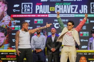 Jake Paul lanza duro mensaje a Chávez Jr.: ‘No puedes vencerme a mí ni a tu adicción’
