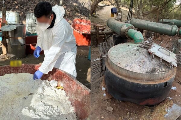 ICE informa el desmantelamiento de narcolaboratorios en Sinaloa