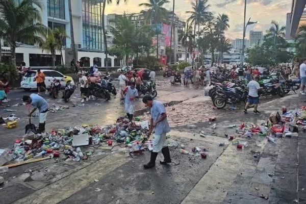 Acamoto 2025 deja más de 200 toneladas de basura en Acapulco
