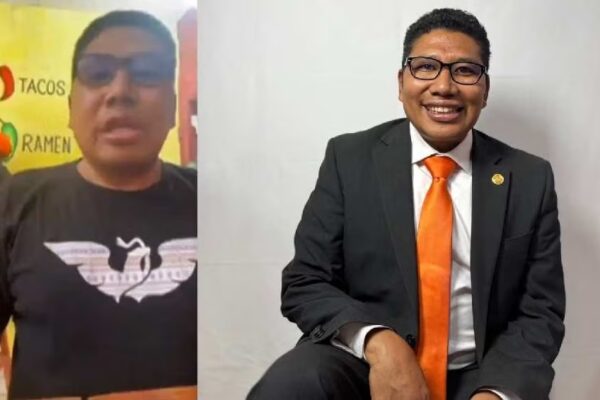 Diputado de Veracruz toma sesión desde una taquería y genera polémica