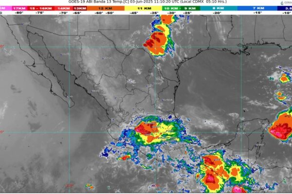 Se aproxima a México la onda tropical número 2
