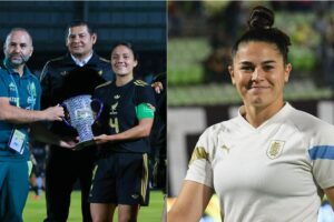 Futbolista uruguaya desata polémica por burlarse de obsequio artesanal mexicano