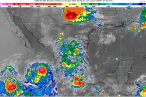 Una onda tropical originará lluvias muy fuertes en el sureste mexicano