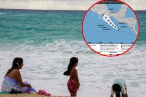 Érick se convierte en tormenta tropical y será el primer huracán que pegará en tierra
