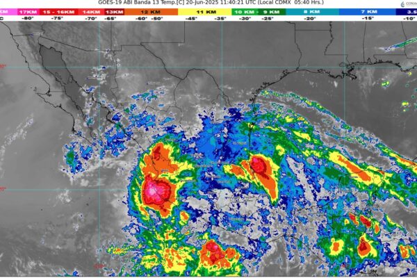 Persisten lluvias y calor extremo en el país