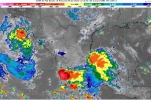 La onda tropical número 10 de desplazará sobre el sur y occidente de México