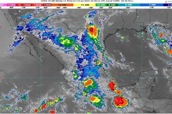 Lloverá en el norte, noreste, oriente, centro y occidente del territorio mexicano