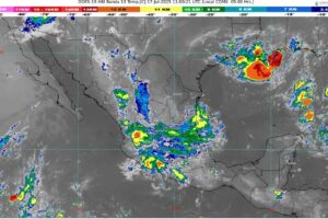 Pronostican lluvias en gran parte de México