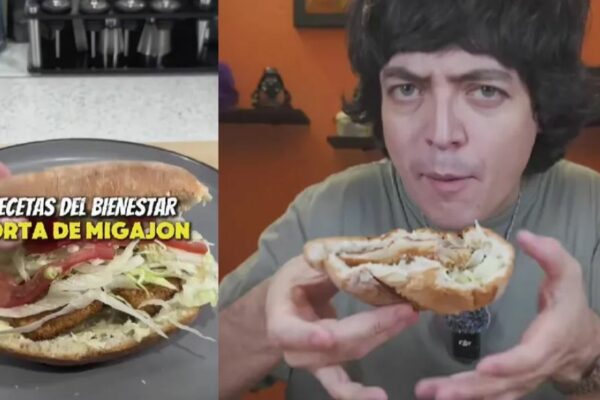 Viralizan torta de milanesa hecha sólo con pan