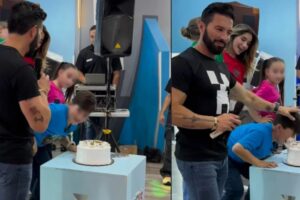 Poncho de Nigris hace llorar a su hijo tras empujarlo contra pastel de cumpleaños y desata críticas