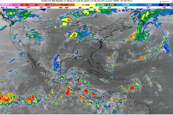 Lluvias y calor extremo en gran parte del país