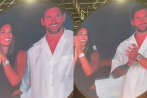 ¡Coldplay lo volvió a hacer! Lionel Messi es captado por la kiss cam de la banda en pleno concierto