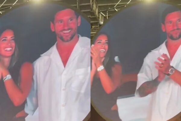 ¡Coldplay lo volvió a hacer! Lionel Messi es captado por la kiss cam de la banda en pleno concierto