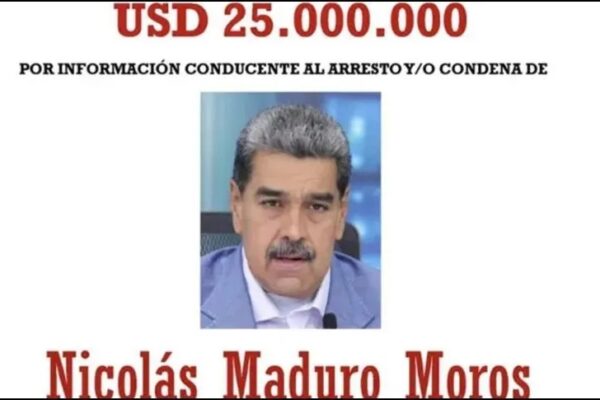 DEA ofrece recompensa por información para capturar a Nicolás Maduro