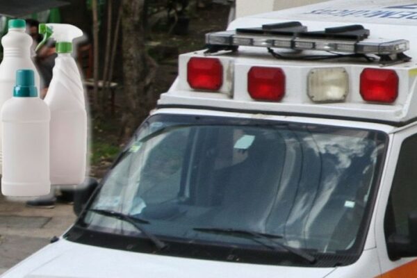 Alumno de secundaria acaba intoxicado tras beber cloro