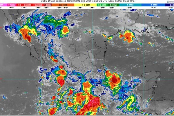 Lluvias intensas y calor extremo azotarán gran parte de México