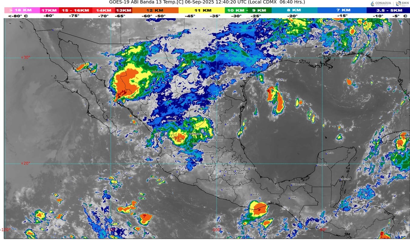 Anticipan lluvias fuertes y calor extremo en la península de Yucatán