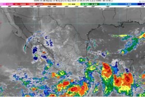Lluvias intensas amenazan occidente, oriente, sur y sureste de México, incluida la Península de Yucatán