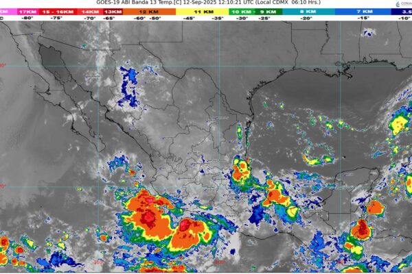 Tormenta tropical y vaguadas generan precipitaciones en gran parte del país