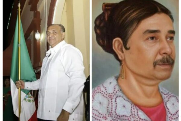 “¡Viva Josefa Ortiz de Pinedo!”: alcalde en Campeche se confunde durante las arengas