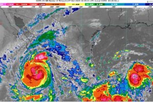 Temporal de lluvias muy fuertes a intensas, en el oriente, sur y sureste del territorio nacional
