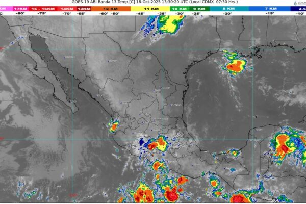 Lluvias y calor dominan el clima en gran parte del país