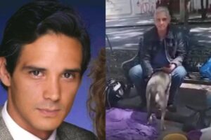 De la fama al abandono: actor de Televisa vive en la calle con sus cuatro gatos y una perrita