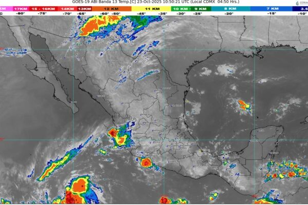 Se aproxima un nuevo frente frío a la frontera norte de México