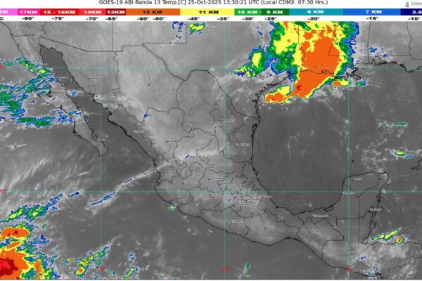 Frente frío número 10 avanza sobre México