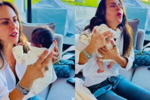 Kate del Castillo adopta un bebé reborn llamado Lupita y enciende conversación en redes