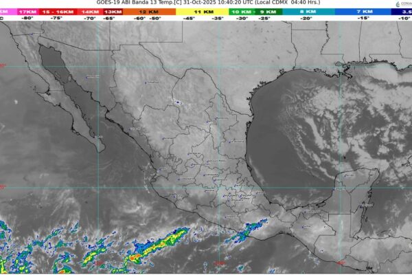 Pronostican lluvias y chubascos en estados del occidente, sur y sureste del territorio nacional