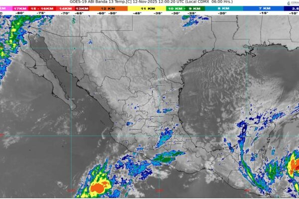 Se debilita el frente número 13 y favorece el aumento en las temperaturas