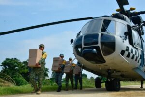 Entregan más de 100 mil despensas a damnificados por lluvias en la Sierra y Huasteca de Hidalgo