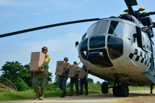 Entregan más de 100 mil despensas a damnificados por lluvias en la Sierra y Huasteca de Hidalgo