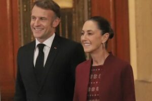 Macron invita a Sheinbaum a Francia en 2026 tras reunión “amistosa y fructífera”