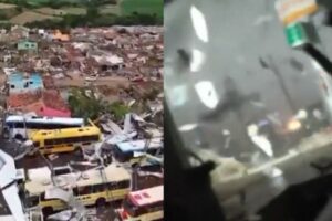 Tragedia en Brasil, el paso de un poderoso tornado dejó seis fallecidos y cientos de heridos