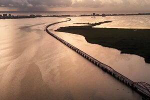 Mara Lezama destaca avance del 90% en el puente vehicular Nichupté