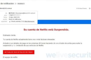 Nuevo fraude digital: correos de “Netflix” buscan robar contraseñas y datos bancarios