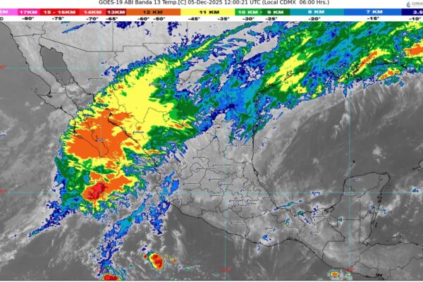El frente frío 18 “se estacionará en México”